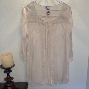 🌺JOHNNY WAS🌺IVORY ROMANTIC TUNIC